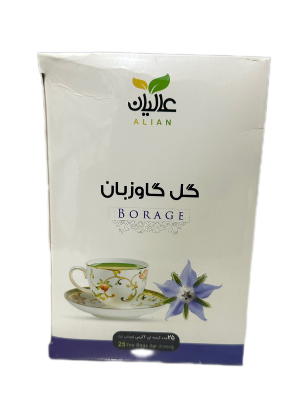 دمنوش گل گاو زبان عالیان ۲۵ عددی