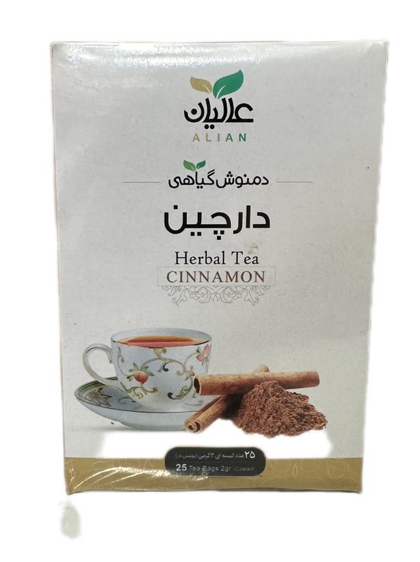 دمنوش دارچین عالیان ۲۵ عددی