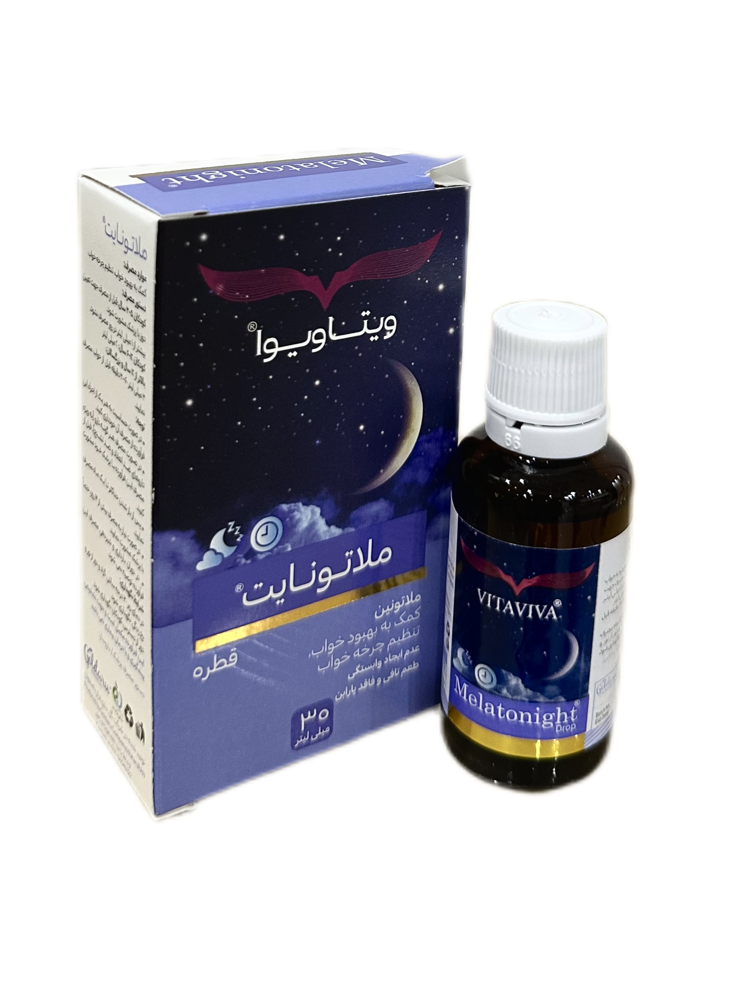 قطره خوراکی ملاتونین ملاتونایت ویتاویوا ۳۰ میلی لیتر