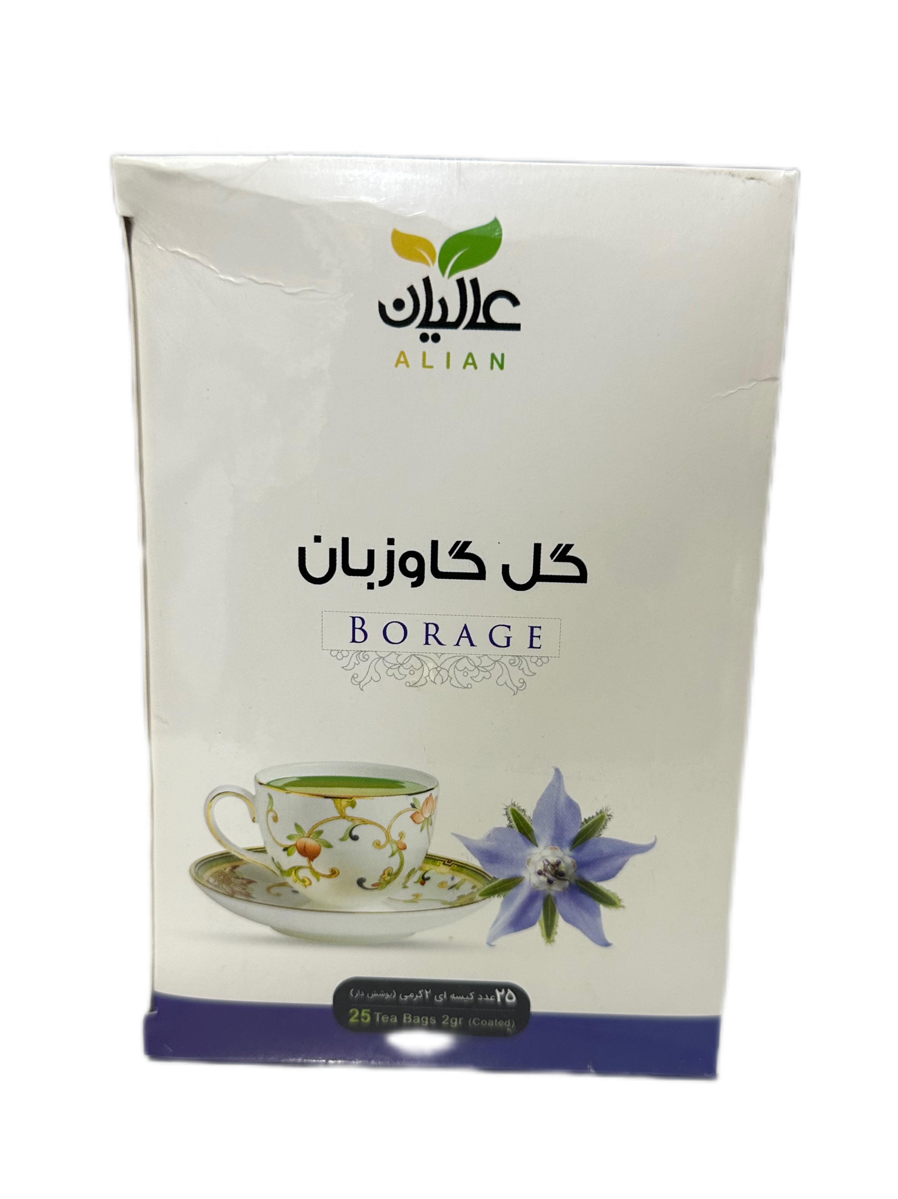 دمنوش آرام بخش گل گاو زبان عالیان ۲۵ عددی