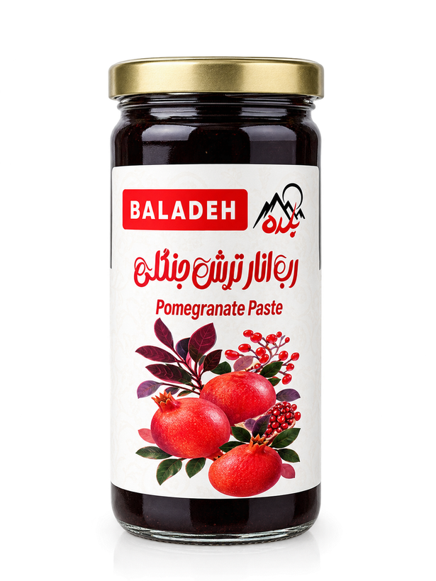 رب انار ترش جنگلی بلده خالص و طبیعی ۳۰۰ گرمی